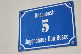 Don Bosco Jugendhaus Penzberg Adressschild